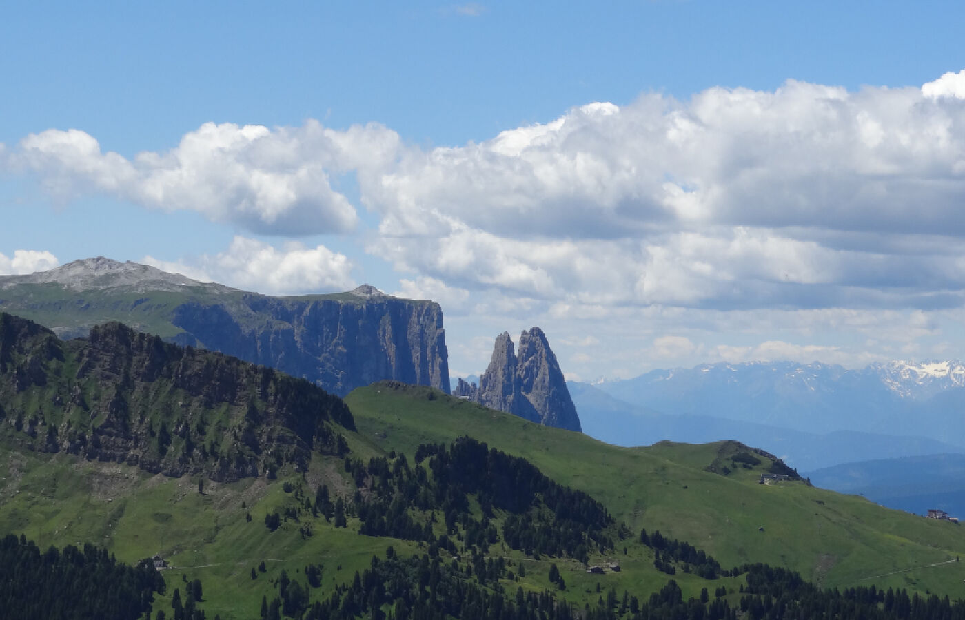 Friedrich-August-Weg - vom Sellajoch über die Plattkofelhütte zur Seiser Alm - Saltria 