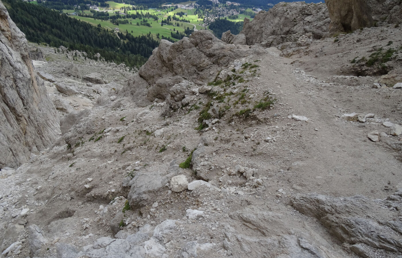 Auf dem Vajolonpass im Rosengarten