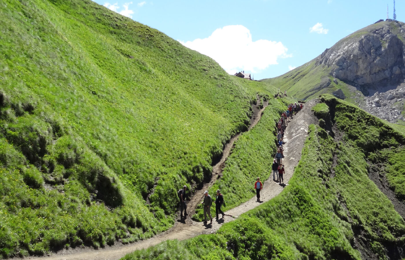 Über den Friedrich-August-Weg zur Plattkofelhütte 